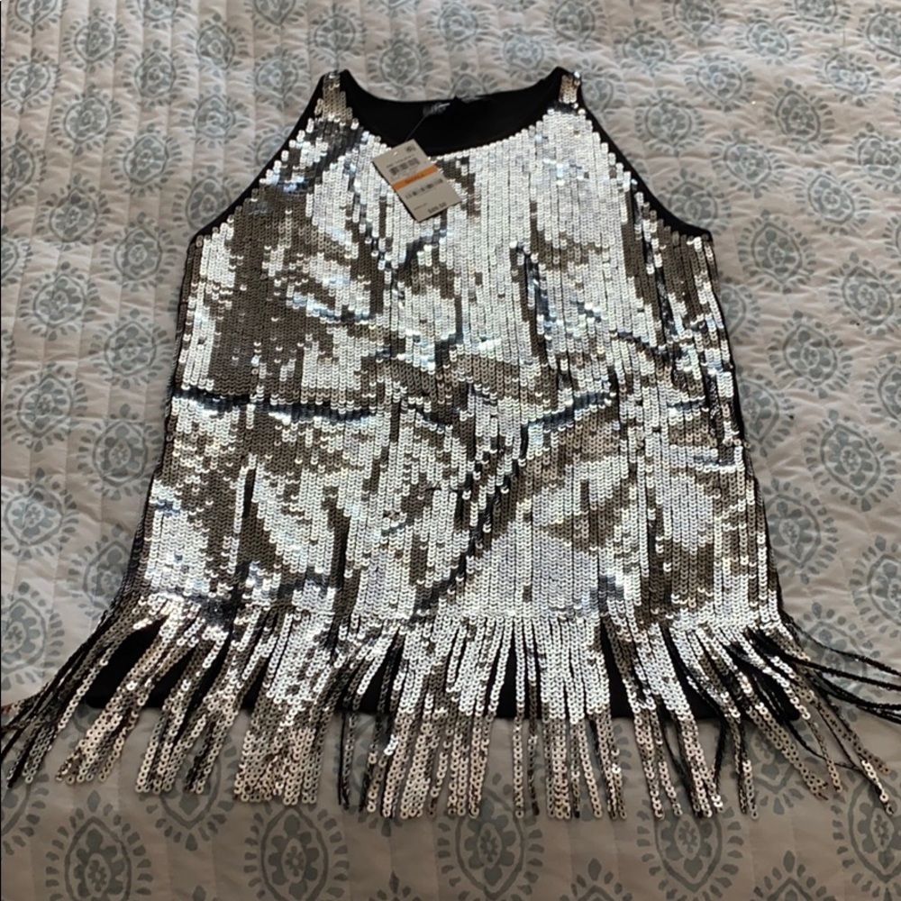 I.N.C sequence top NWT Small